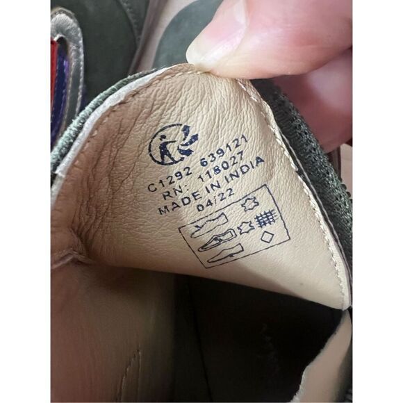 Mini Boden Kids Unisex Bootie Size 34(2.5 US) Green Suede Planet Saturn Leather - Picture 8 of 12